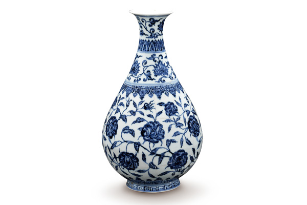 古器物學講座——明永樂青花瓷研究專題（7） 一元多式玉壺春瓶形紋設計 
