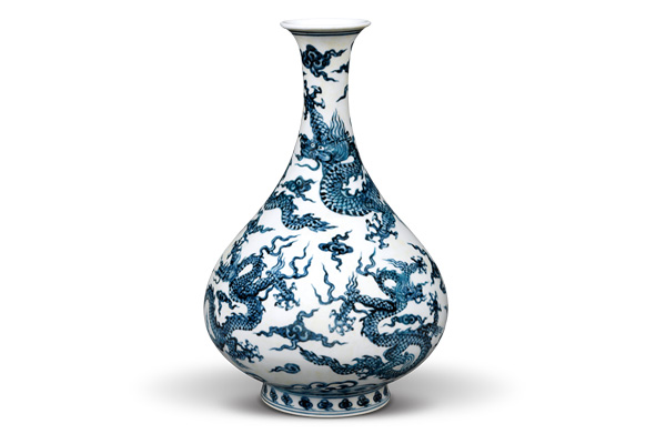 古器物學講座——明永樂青花瓷研究專題（7） 一元多式玉壺春瓶形紋設計 