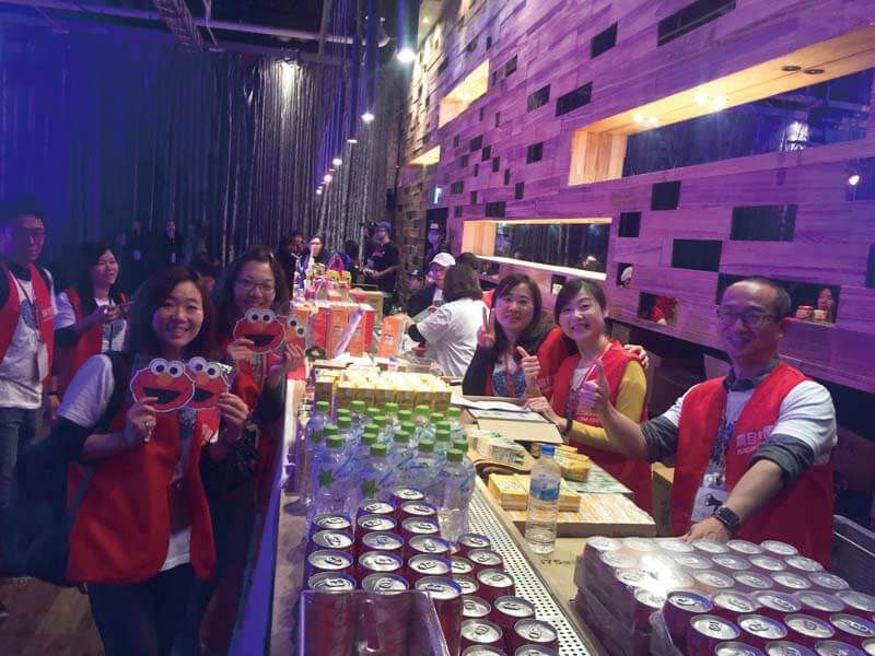 震旦發動志工參與 一同為唐寶寶讚聲 震旦發動志工參與 一同為唐寶寶讚聲